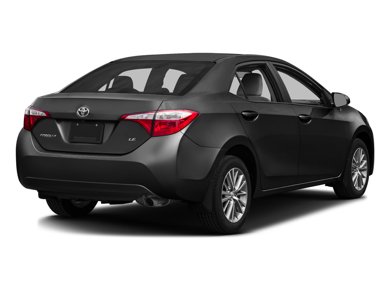 2016 Toyota Corolla — rear three-quarter view