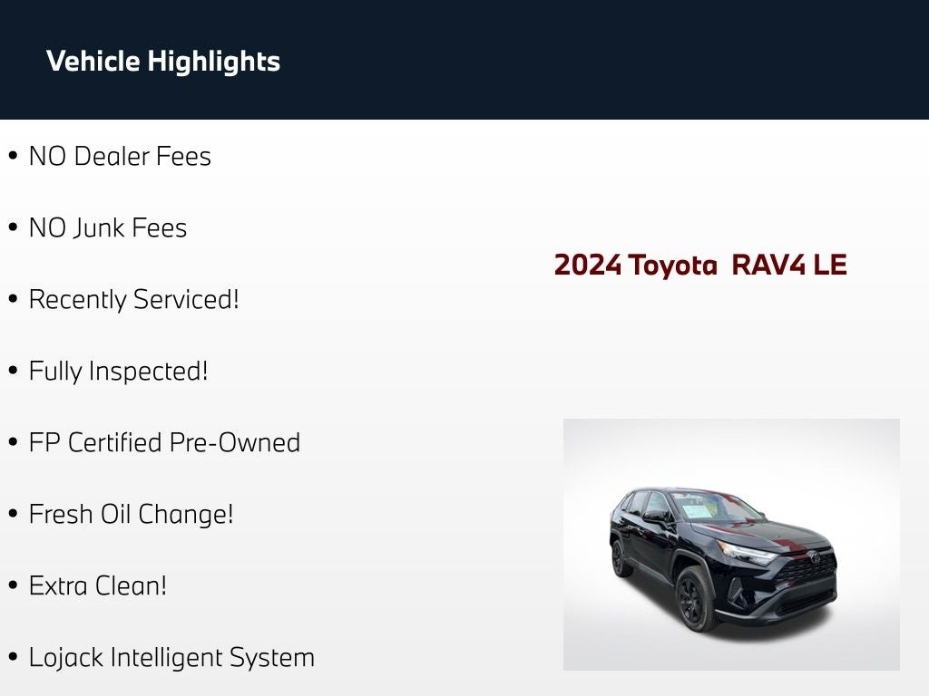 2024 Toyota RAV4 — rear three-quarter view