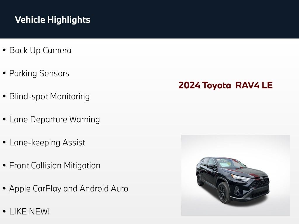 2024 Toyota RAV4 — detail view