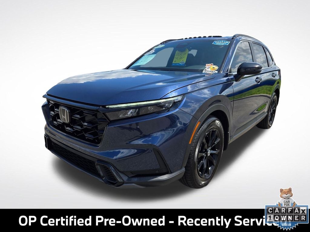 2025 Honda CR-V Hybrid — rear three-quarter view